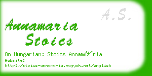 annamaria stoics business card